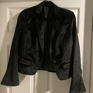 Black velvet jacket